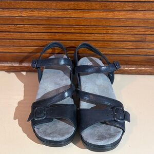 Dansko Black Strappy Sandals 6.5